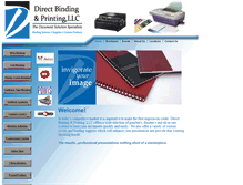 Tablet Screenshot of directbinding.com
